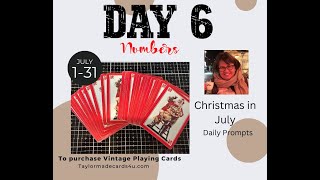 Christmas in July Day 6 Numbers