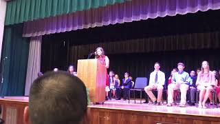 Tara’s valedictorian speech