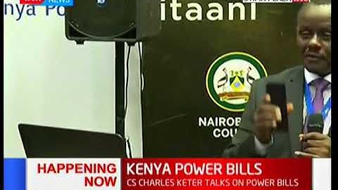 Developing Story: CS Keter to address prepaid system complaints regarding Kenya Power bills