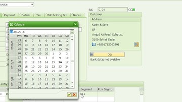 Customer Invoice Park without Sales Order Advance to Vendor and chq assingn