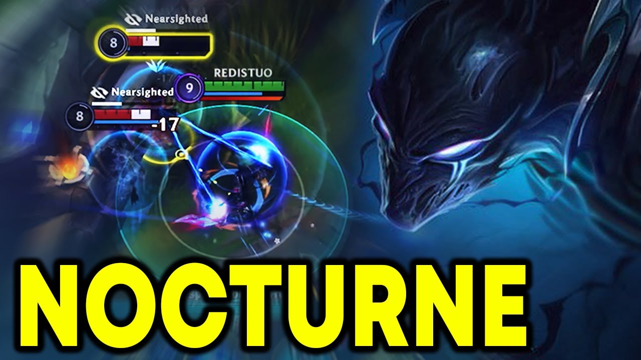 Wild Rift Nocturne Gameplay (New Champion) Build & Runes - YouTube