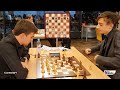 When Carlsen's seconds Jorden van Foreest and Daniil Dubov faced each other