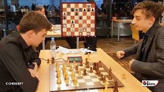 When Carlsen's seconds Jorden van Foreest and Daniil Dubov faced each other