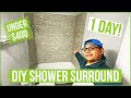 DIY Shower Surround In 1 Day | Avoid MY Mistake! | Dumawall Tile Review and Installation