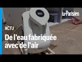 Des ingnieurs tunisiens inventent une machine pour transformer lair en eau potable