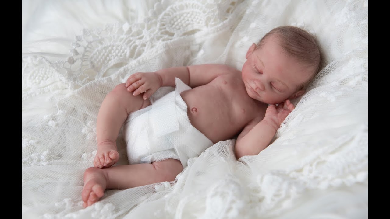 Lovely Lottie, миниатюрный реборн из силикона