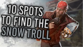 10 spots to find the Snow Troll - VIGOR