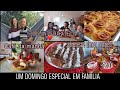 VLOG DE DOMINGO/MARIDO VOLTOU PRA CASA🥰FIZ SOBREMESA/CAFÉ DA MANHA E ALMOÇO COMPLETO