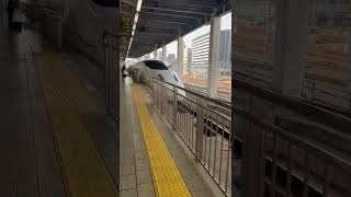 九州新幹線800系回送列車　博多駅発車