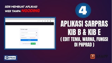 Edit Tema, Warna, Fungsi di PHPRAD