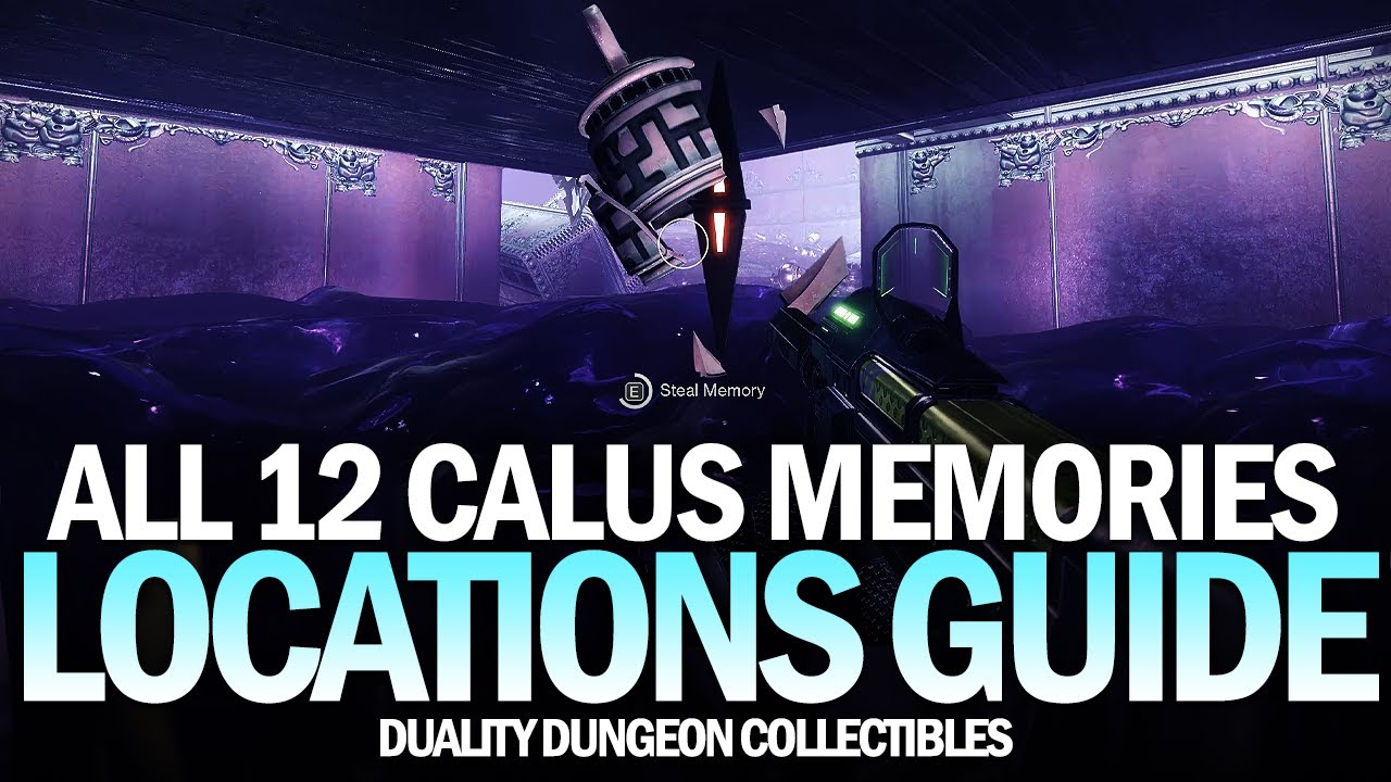 All 12 Duality Dungeon Collectibles Location Guide All of Calus's