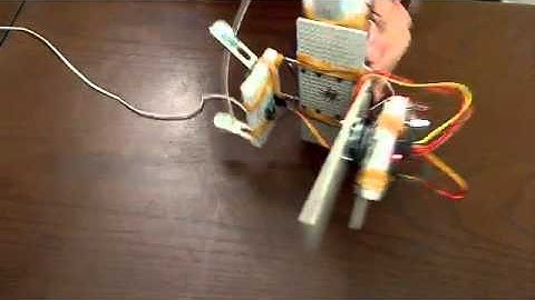 Assembled test bench for a two axis BL gimbal: ブラシレス(試5.1)