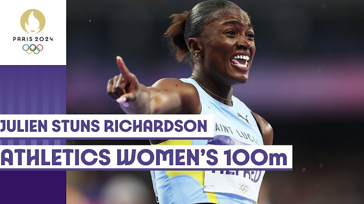 Julien Alfred wins gold in women's 100m final 🏃‍♀️‍➡️🥇 | Paris 2024 highlights