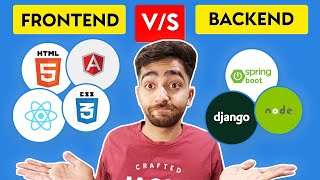 Frontend vs Backend Web Development | Salary Comparison | What to Learn? | Learning Resources