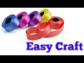 Easy craft for girl&#39;s/ satin ribbon craft / Easy craft and art