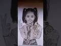 Potrait with charcoal pencil part-2 😱 #shortvideo #youtubeshorts