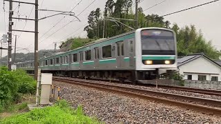 【ジョイント音】　E501系K754編成(付属)、泉駅付近を通過