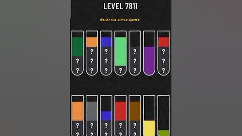 Water sort puzzle level 7811
