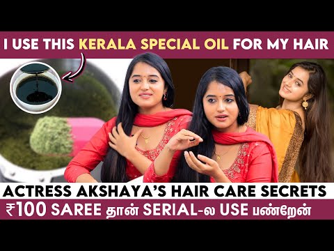 Long Hair-க்கு 15 வருஷமா இந்த Powder-அ சாப்பிடுறேன்! - Serial Actress Akshaya Reveals | Hair Care
