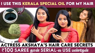 Long Hair-க்கு 15 வருஷமா இந்த Powder-அ சாப்பிடுறேன்! - Serial Actress Akshaya Reveals | Hair Care