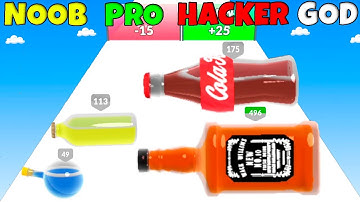 NOOB vs PRO vs HACKER vs GOD - Fragile Roll 3D