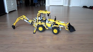 LEGO 8455 Full P/F Backhoe Loader #2