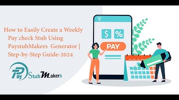 How to Easily Create a weekly Paycheck Stub Using PaystubMakers Generator | Step-by-Step Guide 2024