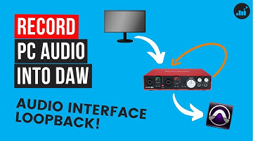Loopback Audio Interface to Record PC Audio into DAW (No VoiceMeeter)