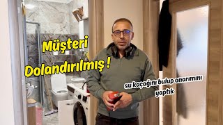 Su Kaçağına Gittik Müşterimizi Dolandırılmaktan Kurtardık