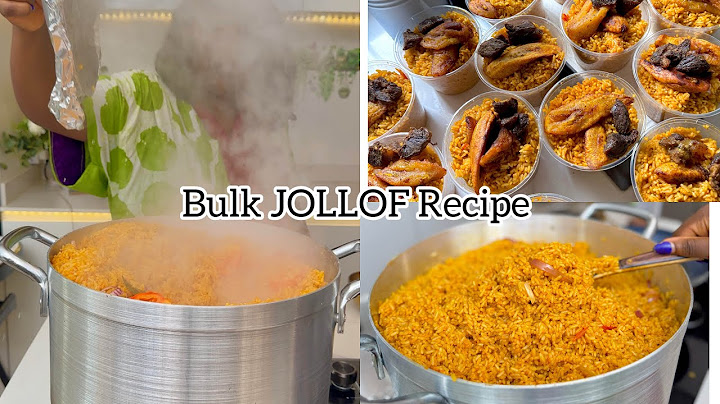 How To Make Smoky Party JOLLOF Rice For 20-30 People | Detailed| Very Delicious Nigerian Food