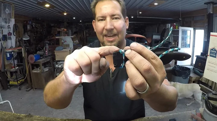 neck knife horizontal carry with paracord setup