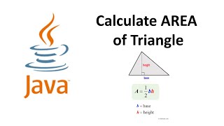 Calculate area of triangle using java