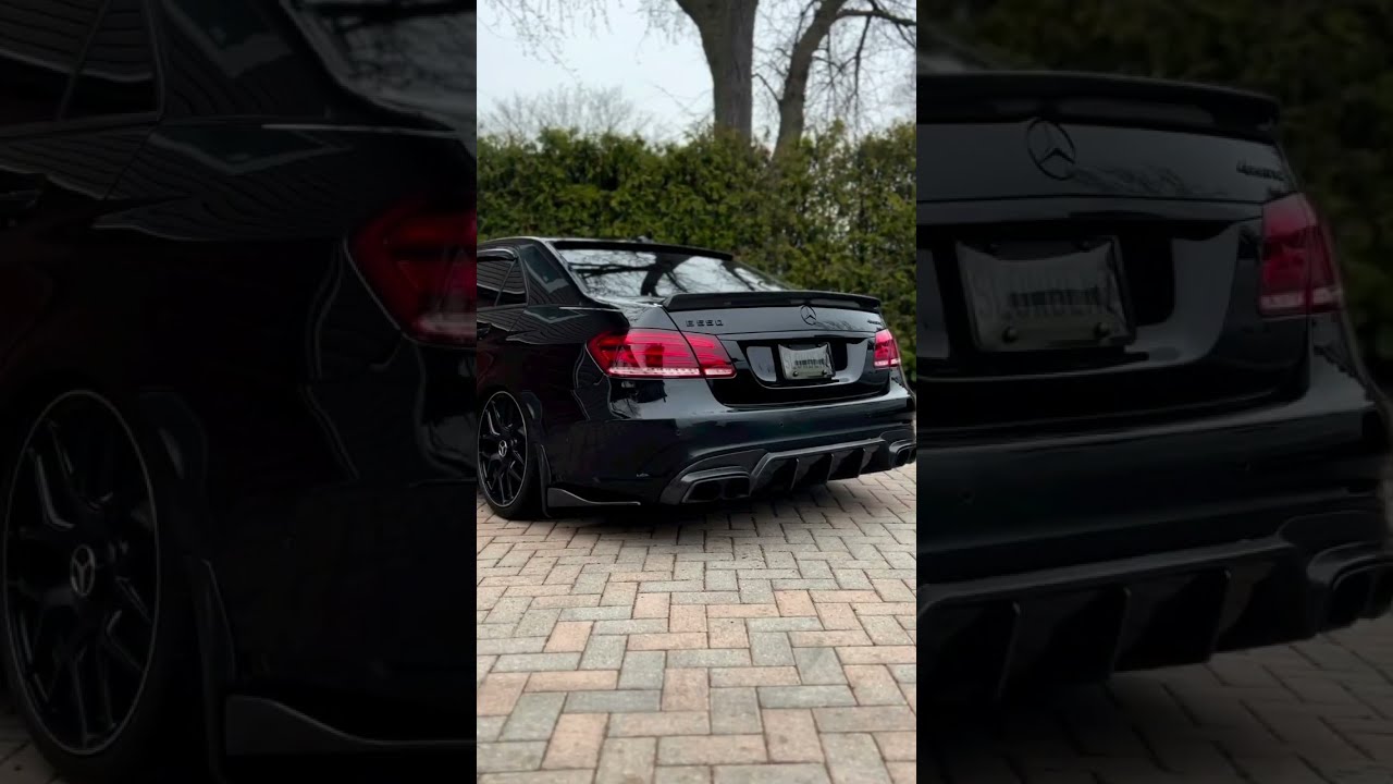 Mercedes W212 E550 Exhaust Note Shorts Car