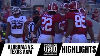 Alabama Crimson Tide vs. Texas A&M Aggies Field Level Game Highlights - Alabama 52, Texas A&M 24