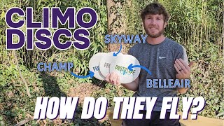 Climo Disc Golf prototypes: Test Round and Disc Review! Skyway | Belleair | Champ