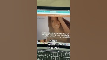Website before and after (done in a day!)