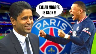 Kylian Mbappe Takes Part In Very Positive PSG Extension Talks After Return To Squad