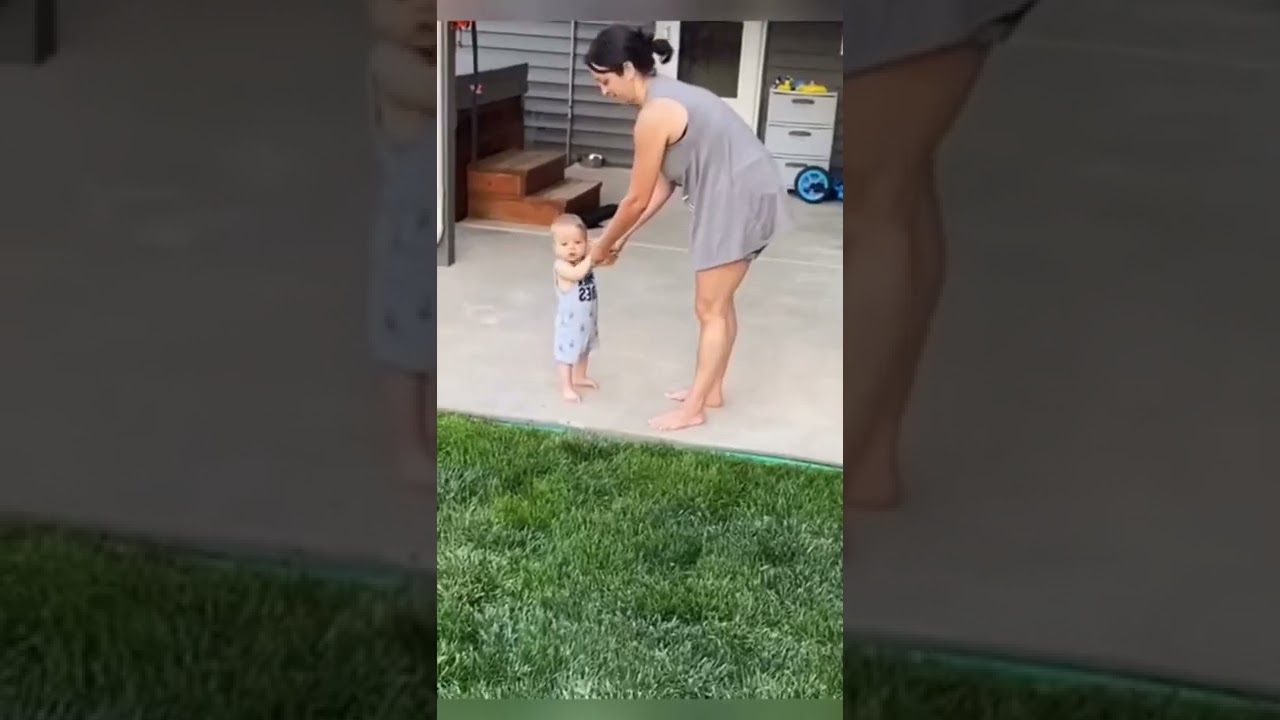 She Doesn't like grass ☺ | funny baby videos 