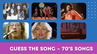 Guess These Popular 70s HITS (Part 1) | Guess The Song | QuizToday