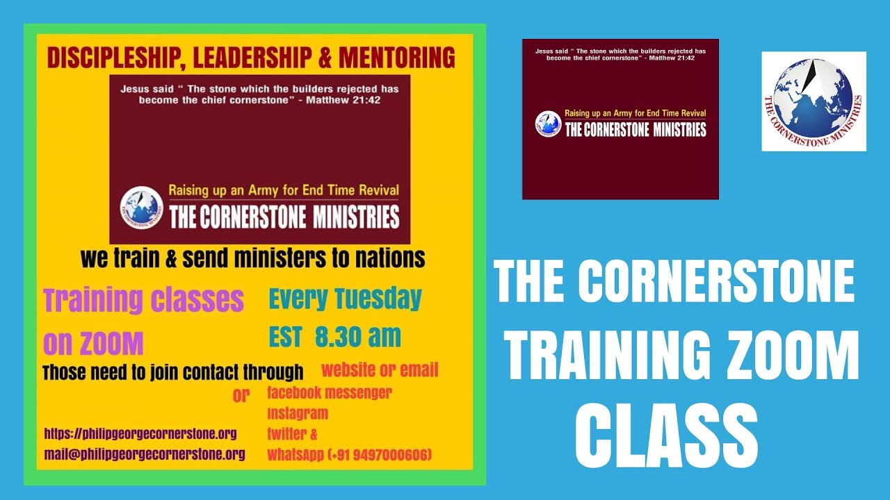 THE CORNERSTONE TRAINING CLASS 54 YouTube