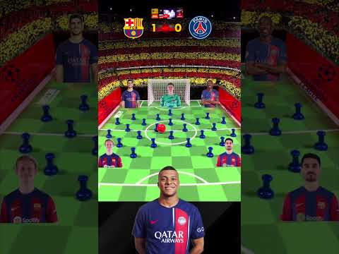 BARCELONA vs PSG | UEFA CHAMPIONS LEAGUE HIGHLIGHTS | MARBLE FOOTBALL |04/16/24| #espn #asmr