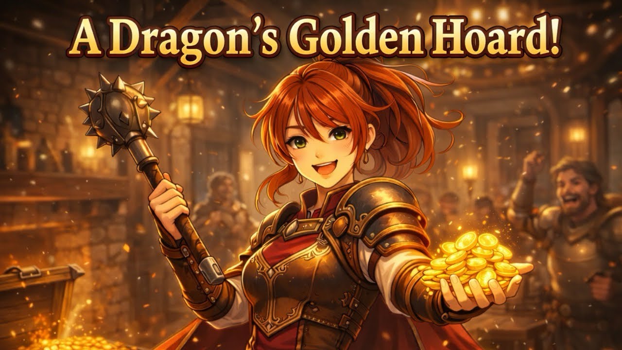 A Dragons Golden Hoard! 🐉 Tavern Music for RPG & DnD | Medieval Celebration