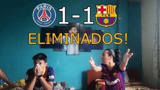 Psg vs Barcelona / REACCIONES 8vos Champions League / ELIMINADOS