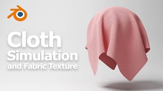 How to make Blender Cloth Simulation and Simple Fabric Texture Material screenshot 5