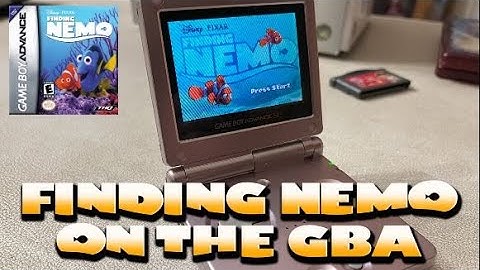 Finding Nemo on the Gameboy Advance