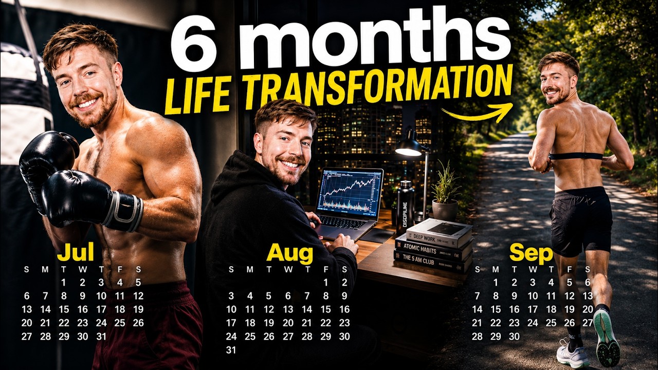 Transform Your Life in 6 Months (Do This Now)
