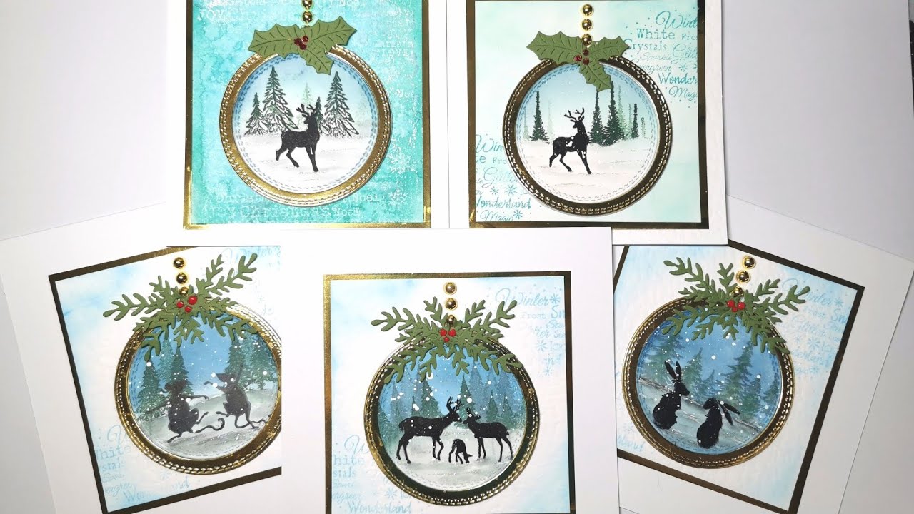 Gorgeous winter ornament Christmas Cards