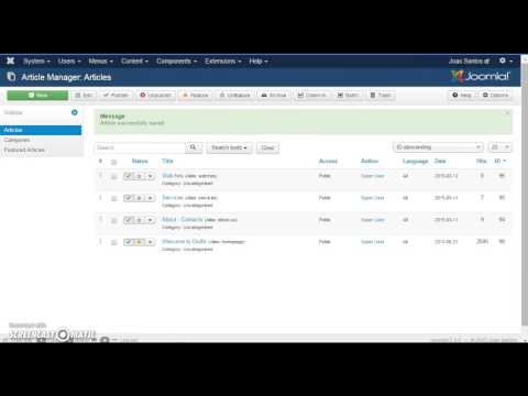 Video: How To Make A Page In Joomla