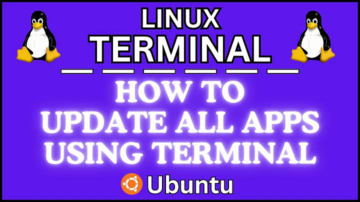 How To Update All Software At Once Using The Terminal In Linux (Ubuntu)