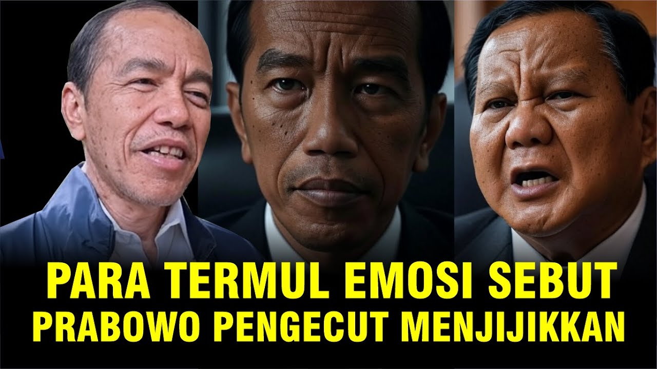 Sebut TERMUL EMOSI SEBUT PRABOWO PENGECUT MENJIJIKKAN - YouTube